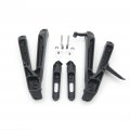 Httmt- Black Rear Passenger Footrest Bracket Compatible With Cbr1000rr 2004 2005 2006 2007 P N Mt390-015-black