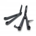 Httmt- Black Rear Passenger Footrest Bracket Compatible With Cbr1000rr 2004 2005 2006 2007 P N Mt390-015-black