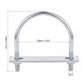 Uxcell Round U-bolt 1 Set 4 25 108mm Inner Width 136mm Length Steel M10 With Nut Plate