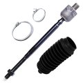 2pc Set Front Suspension Kit Fit 1989-1994 For Nissan 240sx 1990 Axxess 1990-1992 Stanza Inner Tie Rod End Steering Rack Boot 