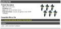 Ignition Coil Kit 6 Piece For 2002-2005 Chevy Trailblazer