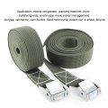 Heavy Duty Ratchet Tie Down Strap Securing With Metal Quick Lock Buckle For Moving Appliances Lashing Cargo Red 25mm X 3m
