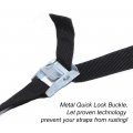 Heavy Duty Ratchet Tie Down Strap Securing With Metal Quick Lock Buckle For Moving Appliances Lashing Cargo Red 25mm X 3m
