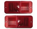 68-72 Chevy 2pc Standard Red Side Lights 