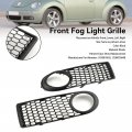 Topteng Front Bumper Fog Light Grill Grille Cover For Vw Beetle Convertible 2006-2010 1c0807683j 1c0807684b