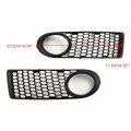 Topteng Front Bumper Fog Light Grill Grille Cover For Vw Beetle Convertible 2006-2010 1c0807683j 1c0807684b