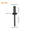 50pcs 3 16 X1 2 Aluminum Round Head Tri Grip Rivets Assortment Bulb Style For Diy Sheet Metal Automotive Repairs Furniture
