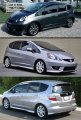 Jdm Style Clip On Tinted Slim Type Window Visor Rain Sun Guard Compatible With 2009-2014 Honda Fit