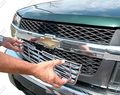 2015 2016 Chevy Tahoe Chrome Mesh Grille Grill Insert Overlay Trim Ls Lt Only 