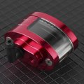 Qiilu Motorcycle Accessory Universal Brake Clutch Oil Cup Cylinder Fluid Tank Reservoir Bottle Red