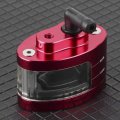 Qiilu Motorcycle Accessory Universal Brake Clutch Oil Cup Cylinder Fluid Tank Reservoir Bottle Red