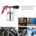Idili Pneumatic Sandblaster With 4 Nozzles 450ml Mini Handheld Aerodynamic Spray Gun Anti-rust Sand Blasting Kit Ps-11r