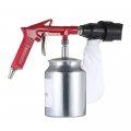 Idili Pneumatic Sandblaster With 4 Nozzles 450ml Mini Handheld Aerodynamic Spray Gun Anti-rust Sand Blasting Kit Ps-11r