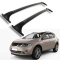 Roof Rack Cross Bars For Nissan Murano 2009 2014 Rooftop Cargo Luggage Carrier Side Rails Models Black Metal Construction 165 
