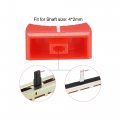 Uxcell Plastic Straight Slide Potentiometer Flat Push Knob Insert Shaft 4x2mm Grey White Red 15pcs