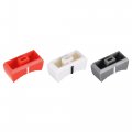 Uxcell Plastic Straight Slide Potentiometer Flat Push Knob Insert Shaft 4x2mm Grey White Red 15pcs