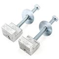 Tool Box Tie Downs Premium Aluminum J Hook Crossover Toolbox Pickup Pair 2pc Set 