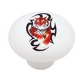 Tribal Tiger Decorative High Gloss Ceramic Drawer Knob 