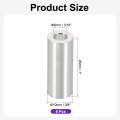 6pcs Aluminum Spacer 3 8 Od X 16 Id 1 Length Unthreaded Screw Standoff Bushing Plain Finish Round Metal For Screws Bolts And
