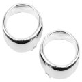 Saihisday 2 Pcs 62257-1ms2a Front Fog Light Lamp Trim Bezel Ring Replacement For Infiniti G37 M56 M37 G25 Q70 2010-2014 