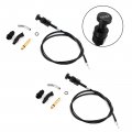 Topteng 2pcs Motorcyce Carburetor Choke Cable Plunger Kit Fits For Honda Rancher 350 Trx350fe 4x4 Es Trx350fm S Trx350te 2x4