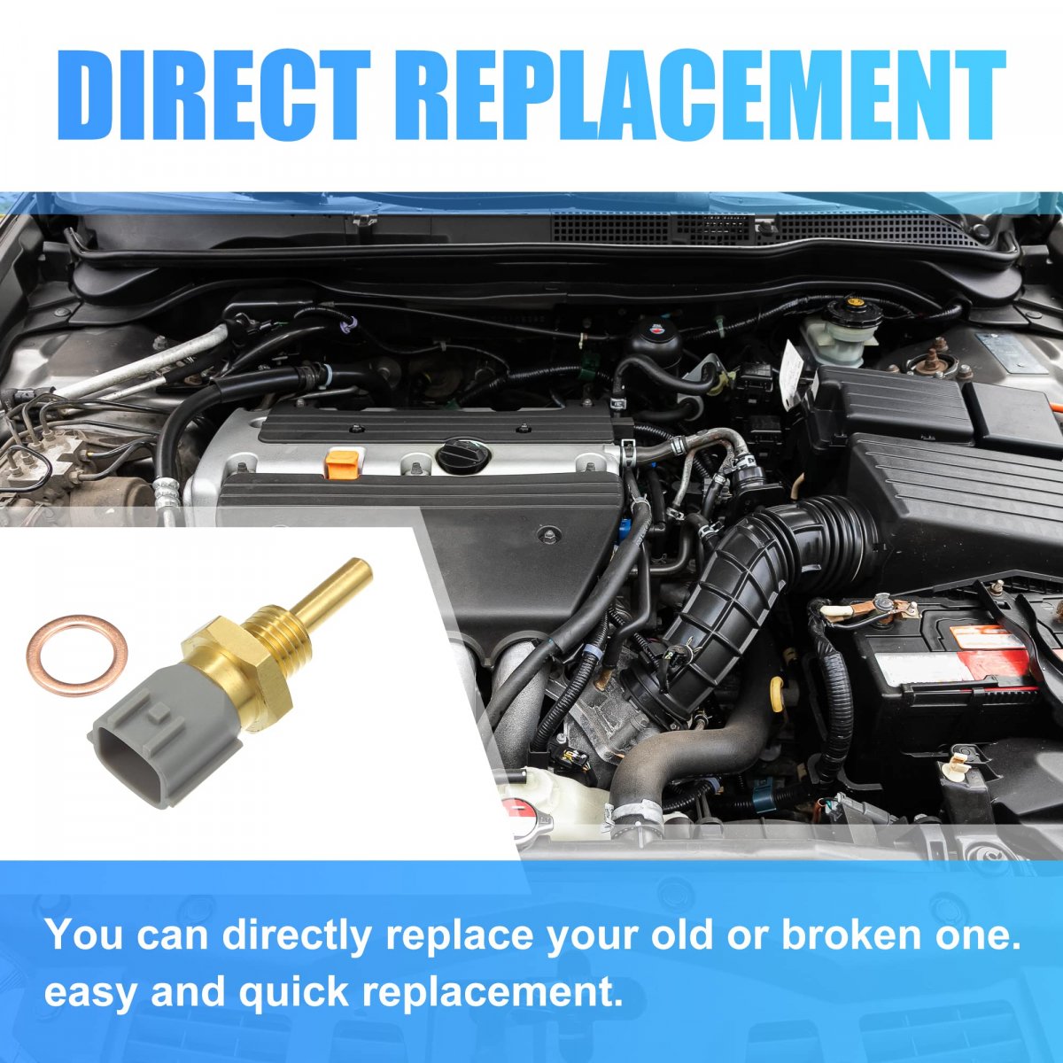 Coolant Temperature Sensor For Nissan Altima 2004-2007 Infiniti Qx56 2004-2010 226300m200