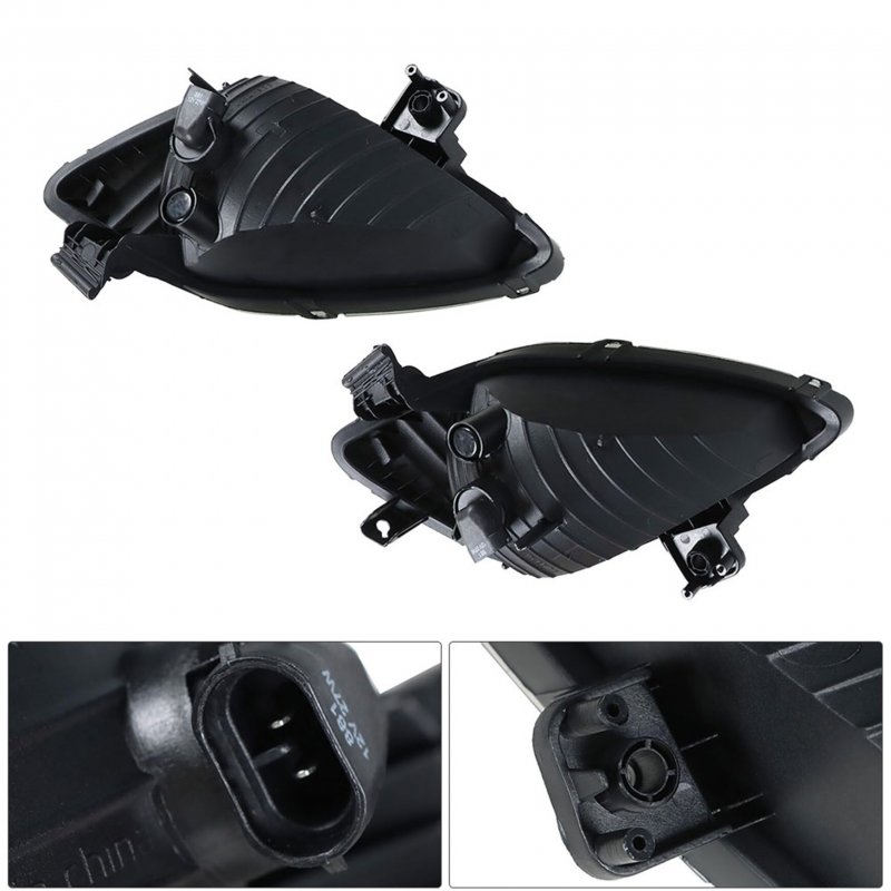 Fog Lights Assembly For Elantra 2011 2012 2013 2 Piece Set With Wiring Harness And Switch Kit Driver Passenger Side Clear
