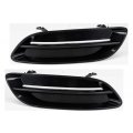 Fog Light Cover Pair For Toyota Avalon 2000 2001 2002 Driver And Passenger Side Grille Bezel Black To1038113 To1039104 