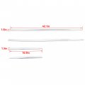 Hecasa Side Door Molding Trim Compatible With 2015-2020 Chevy Chevrolet Impala Garnish Skirt Body Line