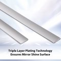 Hecasa Side Door Molding Trim Compatible With 2015-2020 Chevy Chevrolet Impala Garnish Skirt Body Line