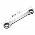 Uxcell Reversible Ratcheting Wrench 20mm X 22mm Double Box End Cr-v