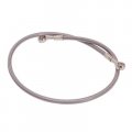 Galfer Stainless Steel Rear Brake Line Kit Standard Length Clear Silver For Yamaha Roadliner Midnight Xv1900m 2006-2009 