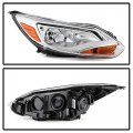 Acanii For Halogen Model 2012 2013 2014 Ford Focus W Chrome Trim Headlight Headlamp Oe Style Assembly Passenger Side