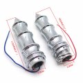 Smt-handlebar Grips 7 8 Turn Signals Compatible With Suzuki Kawasaki Yamaha Chromed Motorcycle B00xirv3vw