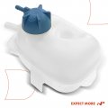 A-premium Engine Coolant Overflow Recovery Reservoir Tank W Cap Compatible With Volkswagen Vanagon 1986-1991 2 1l Replace