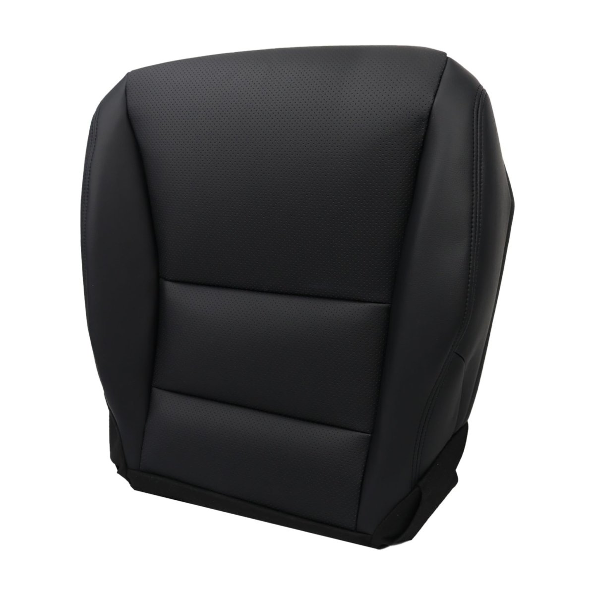 Perforated Front Driver Side Bottom Seat Cover Replacement For Acura Rdx 2007 2012 Black Artificial Leather Direct