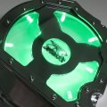 Httmt- Green Led Chrome Engine Cluctch Cover Compatible With 2001-2005 Suzuki Gsxr 600 750 1000 Gsx-r P N Mt313-010a-cd Green