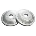 Power Plate Round Backers 144 Pk Model 2554-p6 Silver Aluminum Classic Style Handlebar Accessories 10x8x2 In 