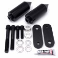 Httmt- Black Spike Frame Slider Crash Protector Billet Aluminum For 04-05 Cbr1000rr Cbr1000 P N Mt290-003
