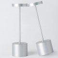 Yiben 2pack Cordless Table Lamp Rechargeable Led Battery 5000mah Metal Usb Portable Powered Desk 3 Levels Brightness Light For 