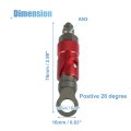 An3 3an Car Motorcycle Quick Release Disconnect Dry Break Coupling Fitting Connector For Brake Hose Red Universal