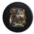 American Indian Dream Catcher Wild Wolves In The Moonlight Spare Tire Cover Fits All Suv Camper Rv Covers Black Size 33 Inch 