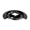 Brake Dust Shield For Gmc Yukon Xl 1500 2000 To 2006 Black Steel Disc Type Rust Resistant 4 Mounting Hole Replaces 12472851 