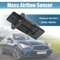 X Autohaux Mass Airflow Sensor For Nissan Sentra Altima 2013-2016 Cars 22680-1mg0a Plastic Black 5 Pins