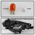 For 2017-2019 Toyota Corolla L Le Model Driver Side Black Housing Oe-style Single Projector Beam Headlight Headlamp Assembly