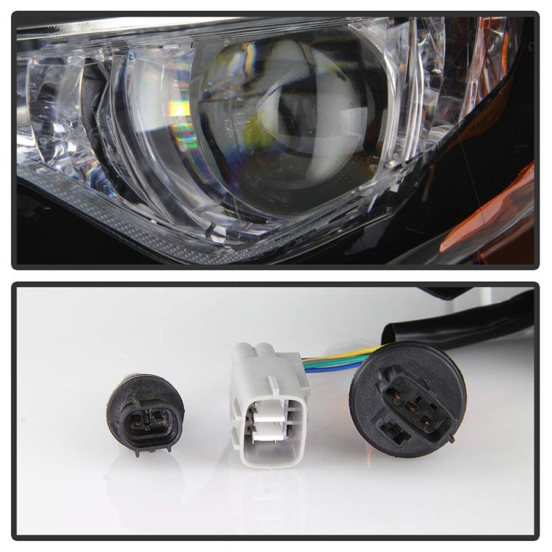 For 2017-2019 Toyota Corolla L Le Model Driver Side Black Housing Oe-style Single Projector Beam Headlight Headlamp Assembly
