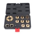 Versatile Brass Router Template Bushing Guides Set With More Size 11pcs Machined Accessories For Professional Woodworkers