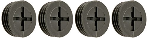 Hubbell-bell Cp450s Metallic Closure Plug Weatherproof Accessories 1 2-inch Thread Gray 4 Per Polybag
