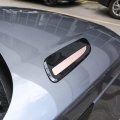 Yiwang Abs Chrome Dummy Hood Vent Slat Air Wing Trim Cover 2pcs For Land Rover Range Velar 2017 2018 2019 2020 Car Accessories 