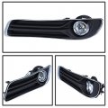 Acanii For Replacement 2011-2014 Chrysler 300 Bumper Fog Lights Driving Lamps Kit Assembly Driver Passenger Side